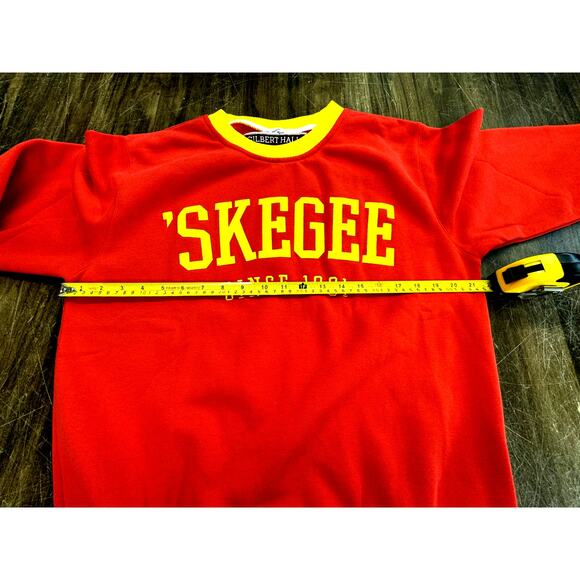 GILBERT HALL " SKEGEE Since 1881" Sweatshirt, Size M, Collegiate - Picture 9 of 11